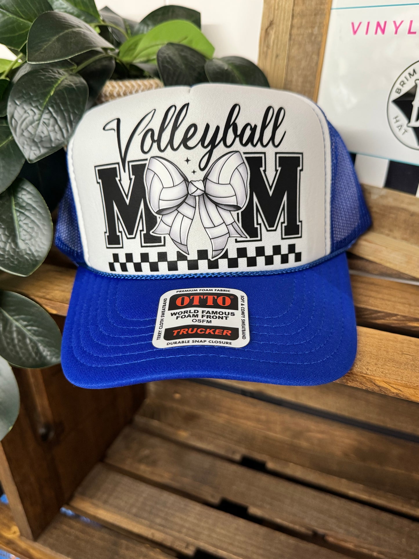 Volleyball Mom trucker hat