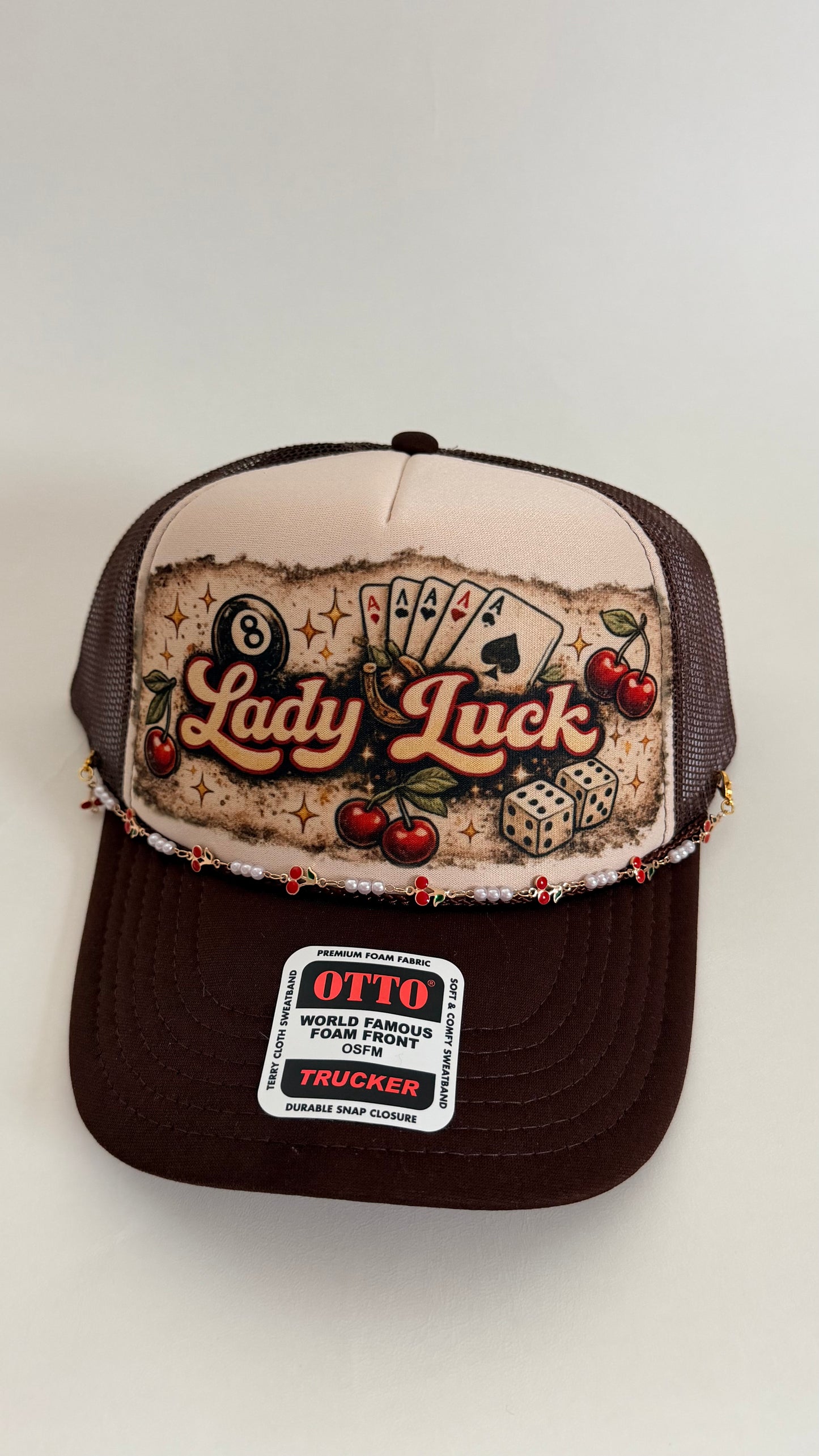 Lady Luck Vintage Trucker Hat