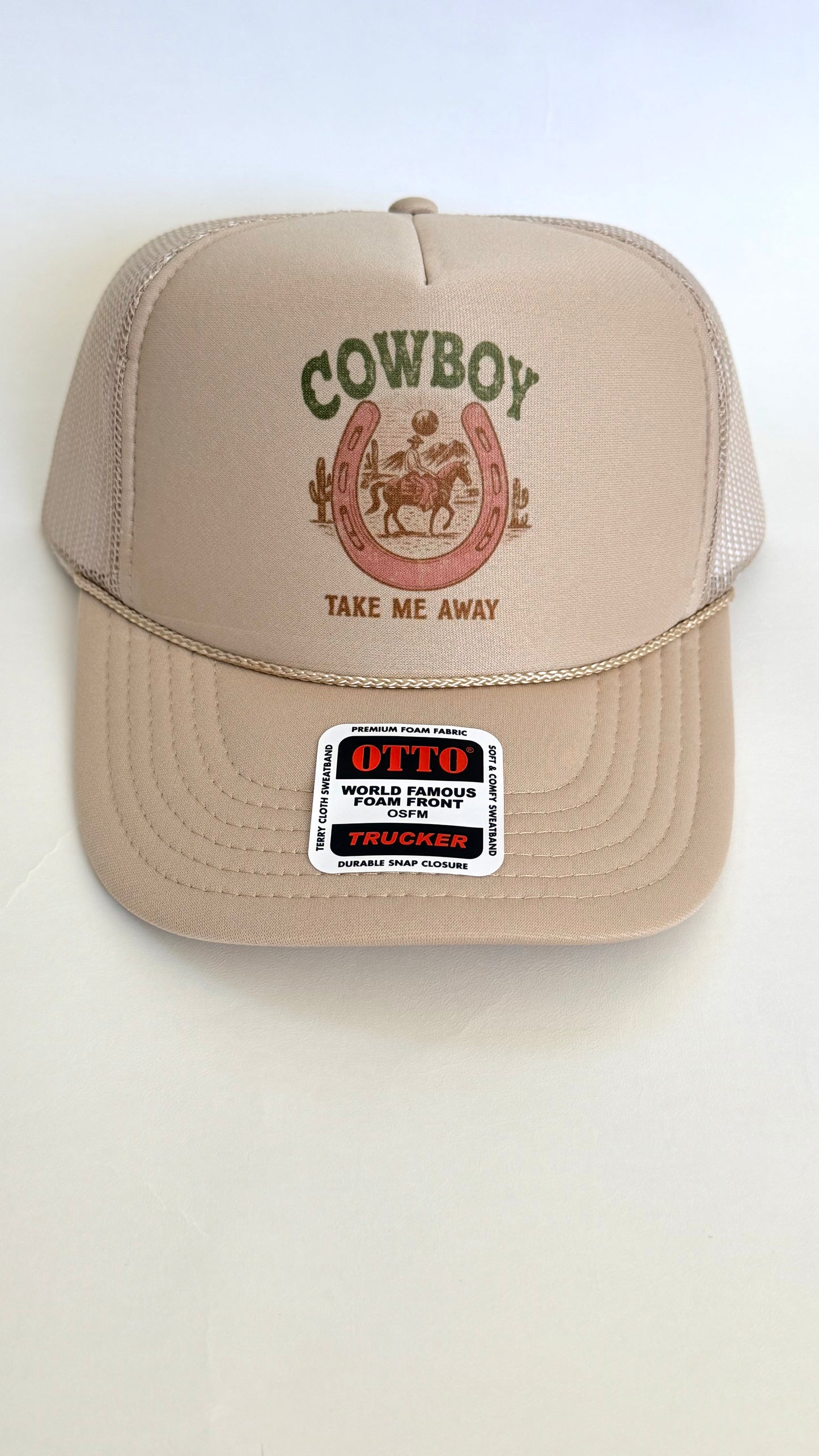 Cowboy take me away, trucker hat