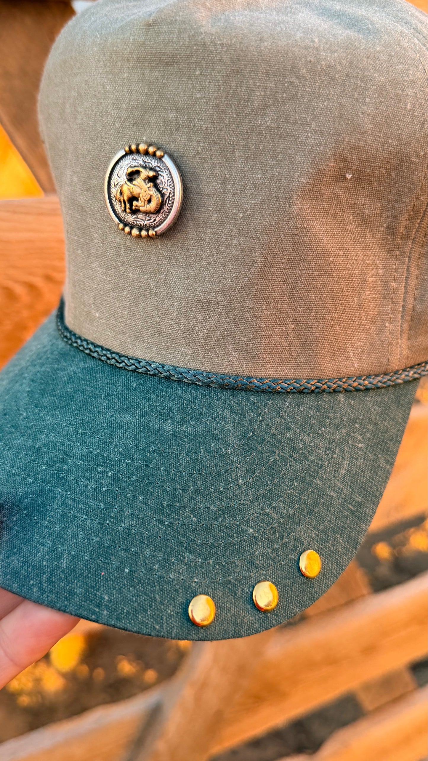 Branded Bronc Concho Hat