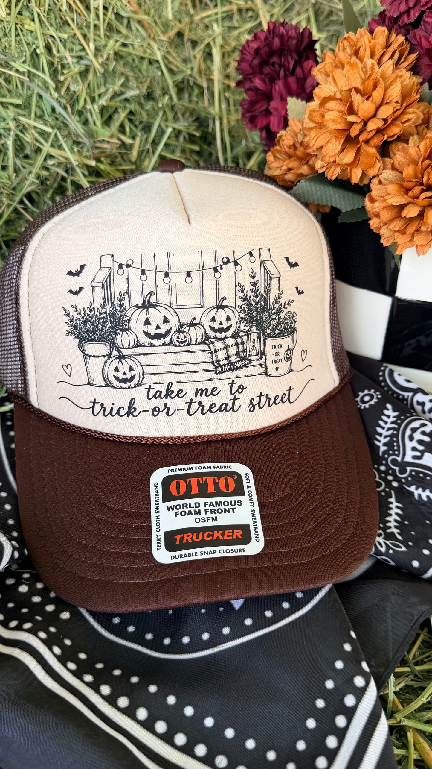 Trick-or-Treat Street Trucker Hat