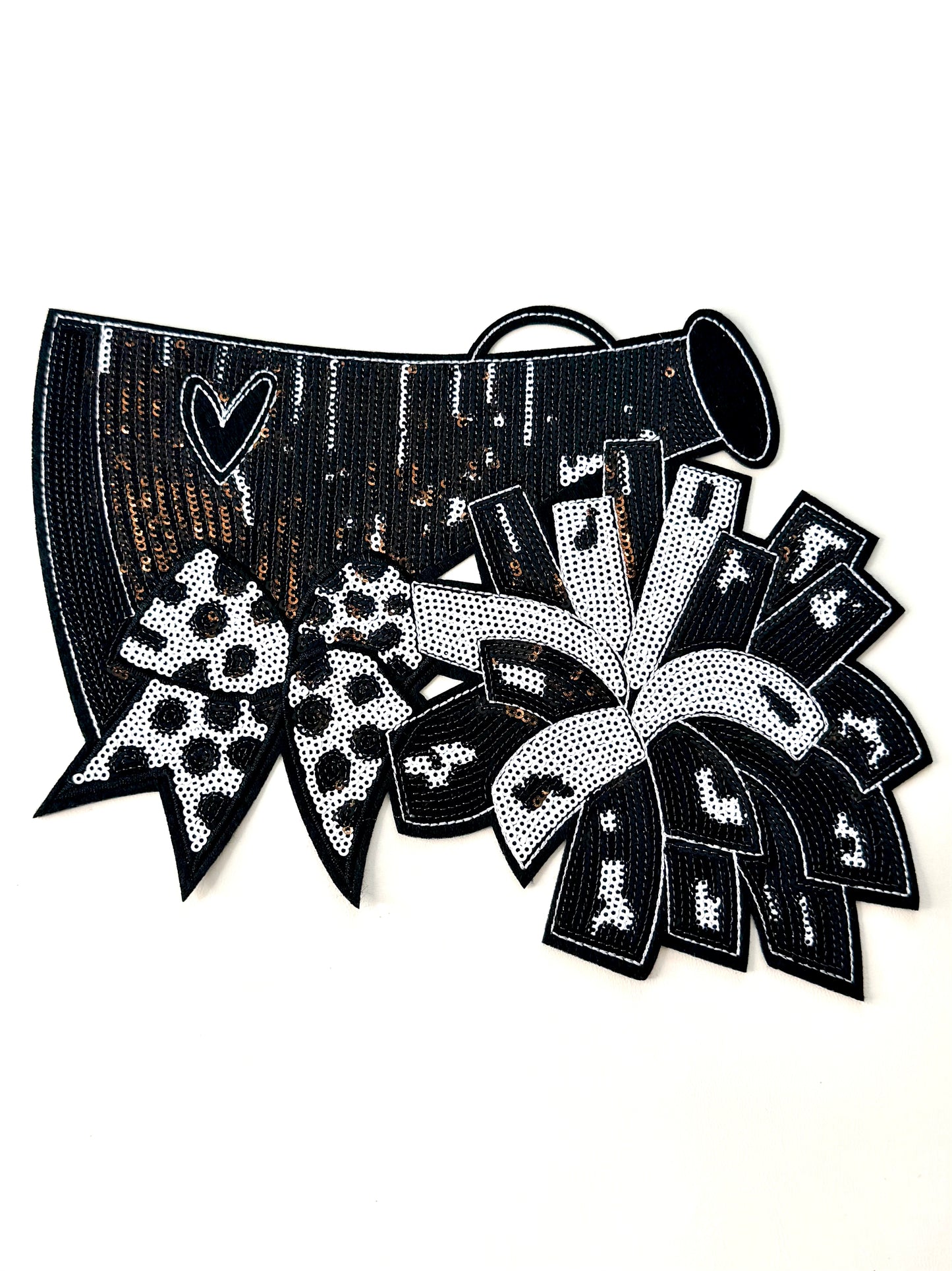 Cheer Spirit Sequin Shirt Patch