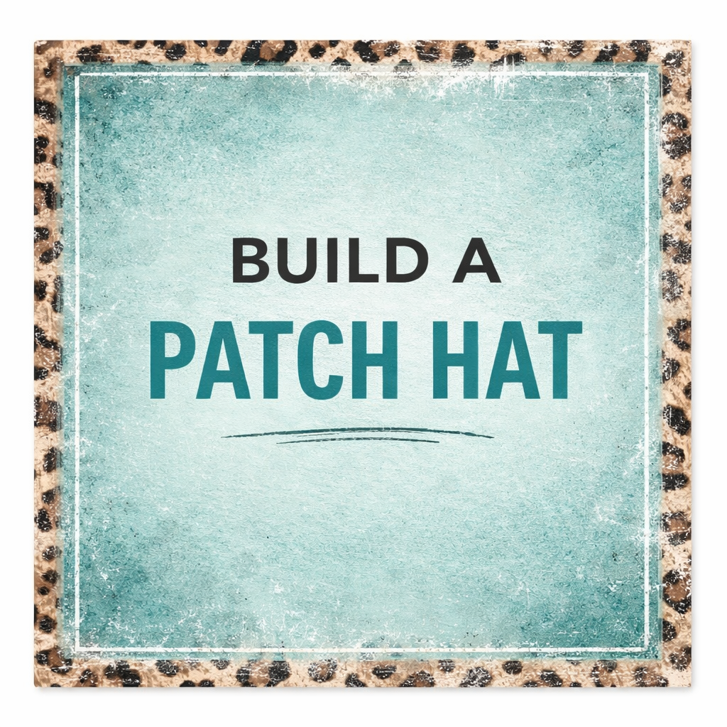 Build Custom Trucker hat- LIVE