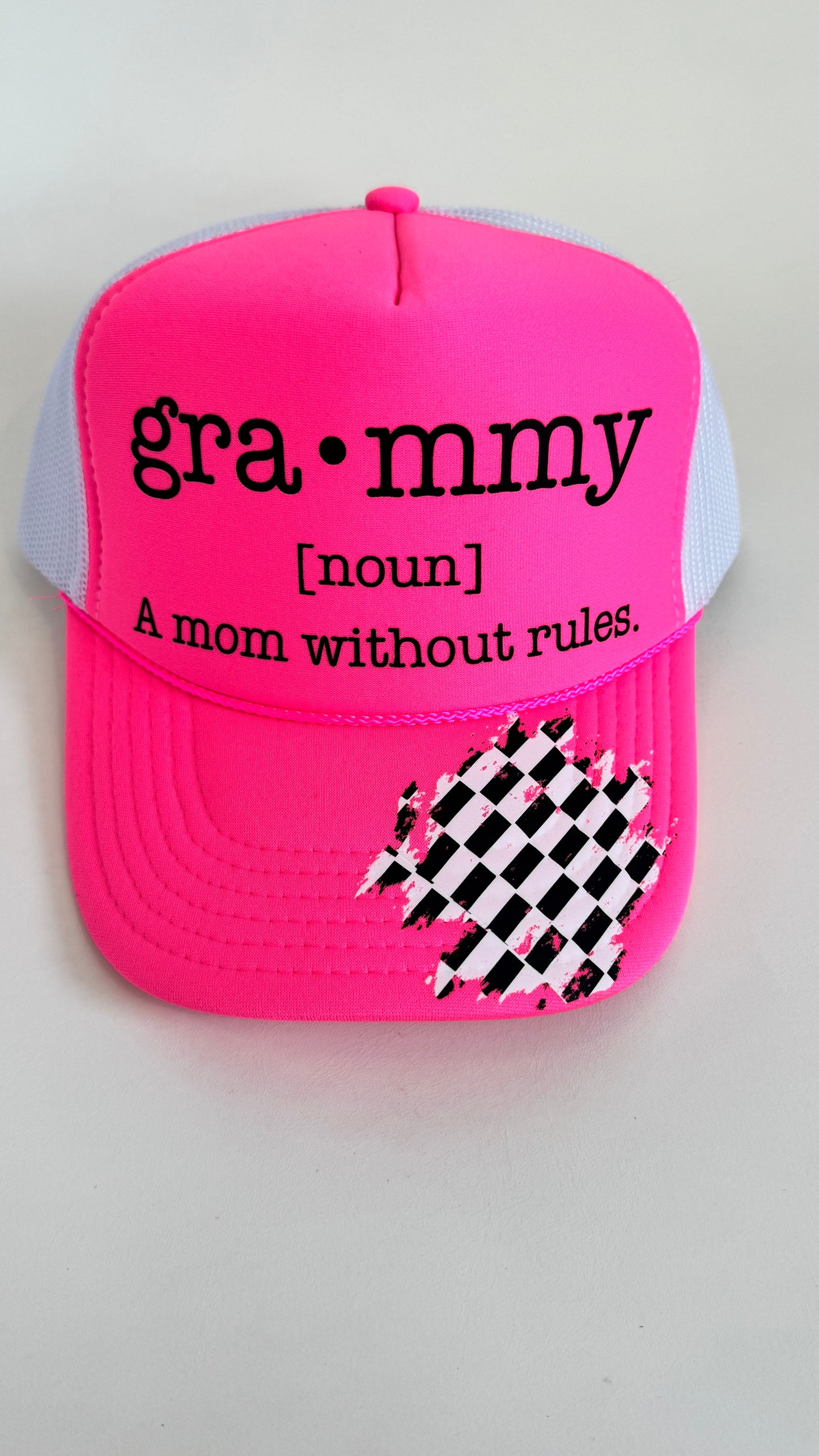 Grammy Definition Pink Foam Front – OTTO Snapback Trucker Hat