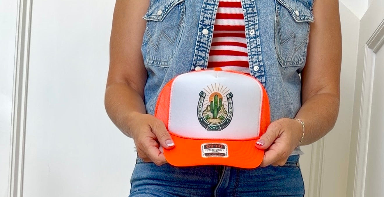 Desert Horseshoe Trucker Hat