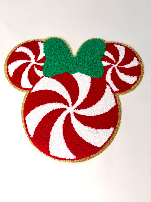 CHENILLE PEPPERMINT PATCH (Large)