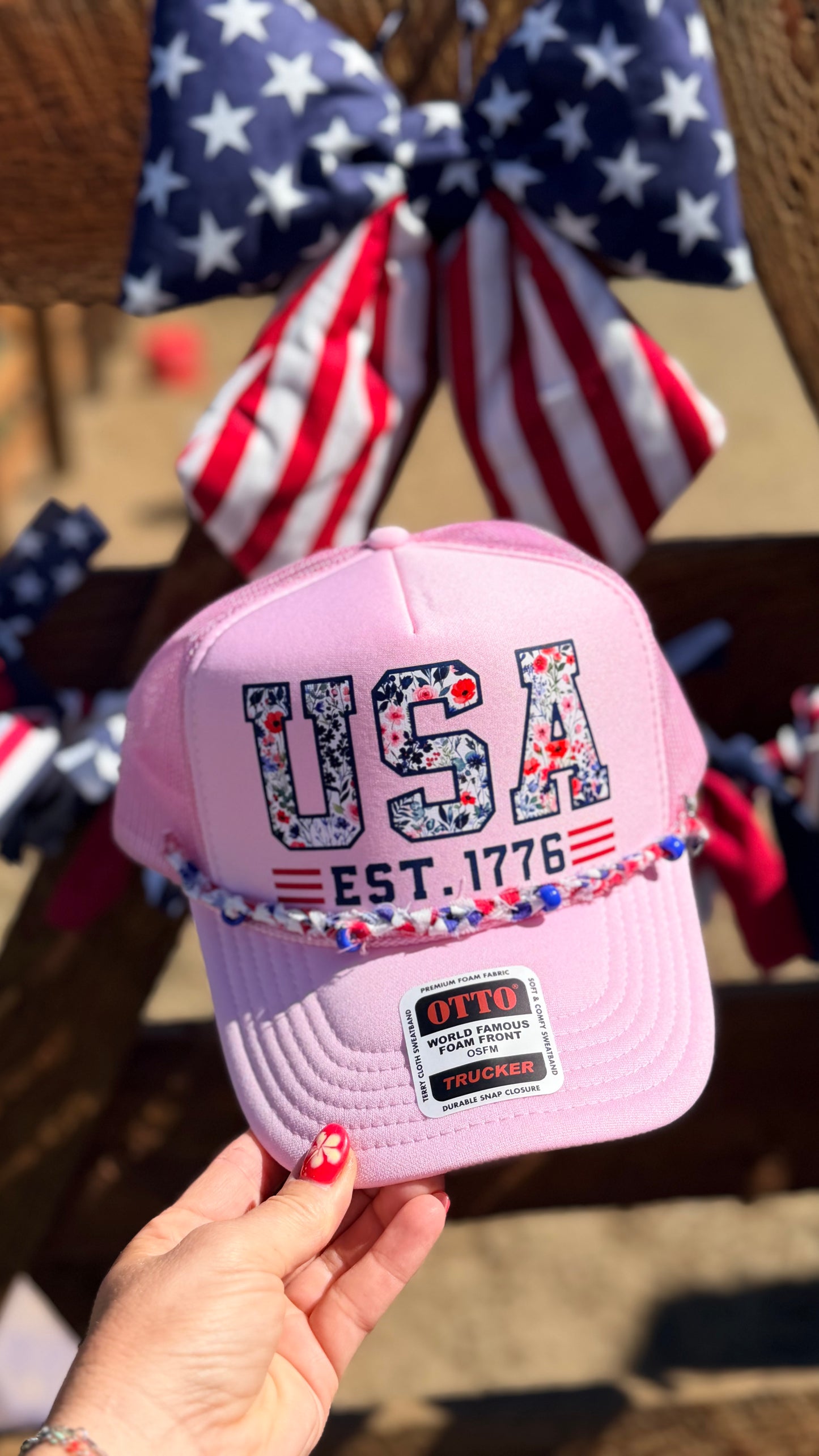 USA Est. 1776 Trucker hat