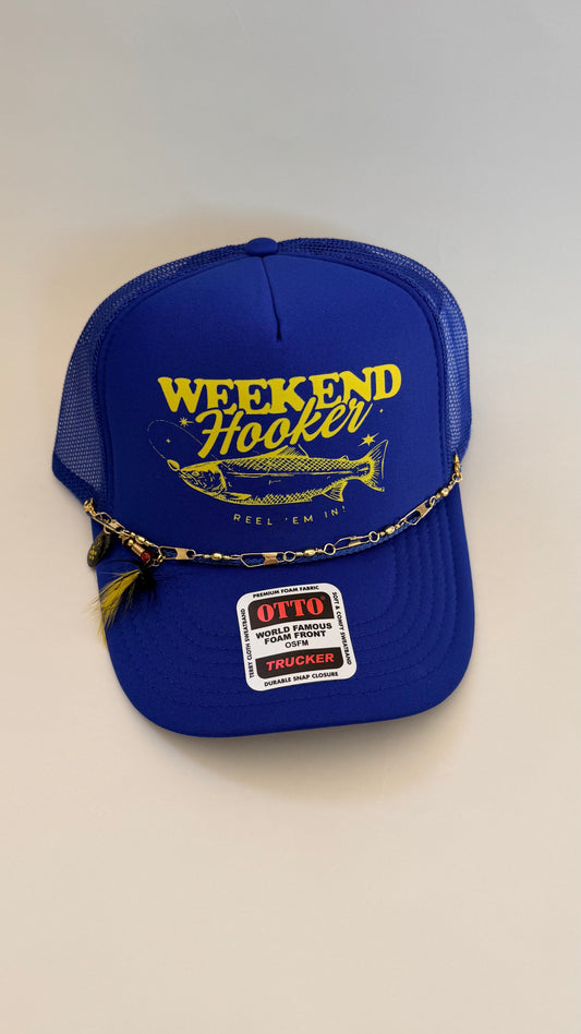 Weekend Trucker Hat with Chain