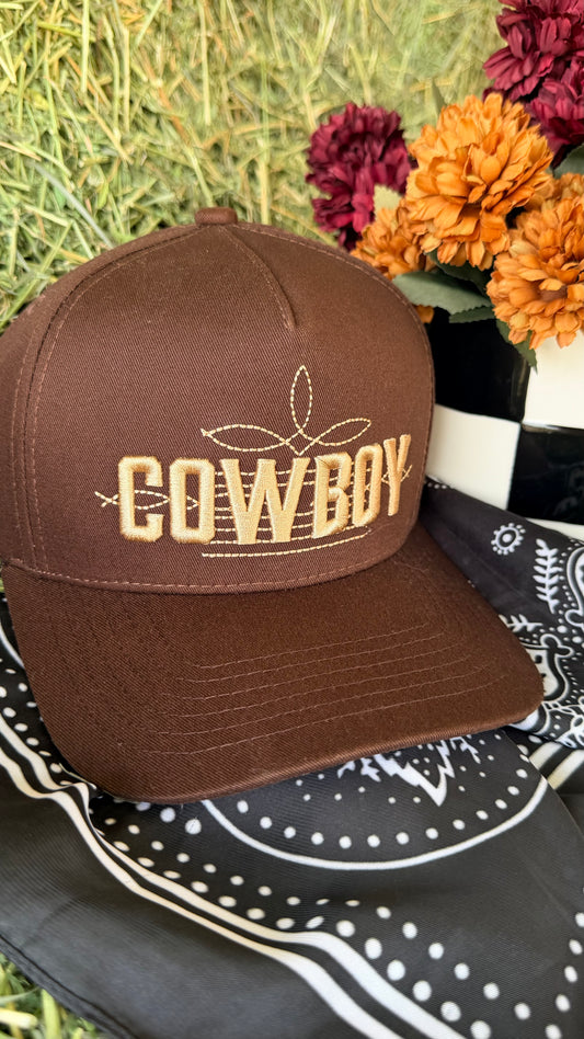 Chocolate Cowboy Snapback