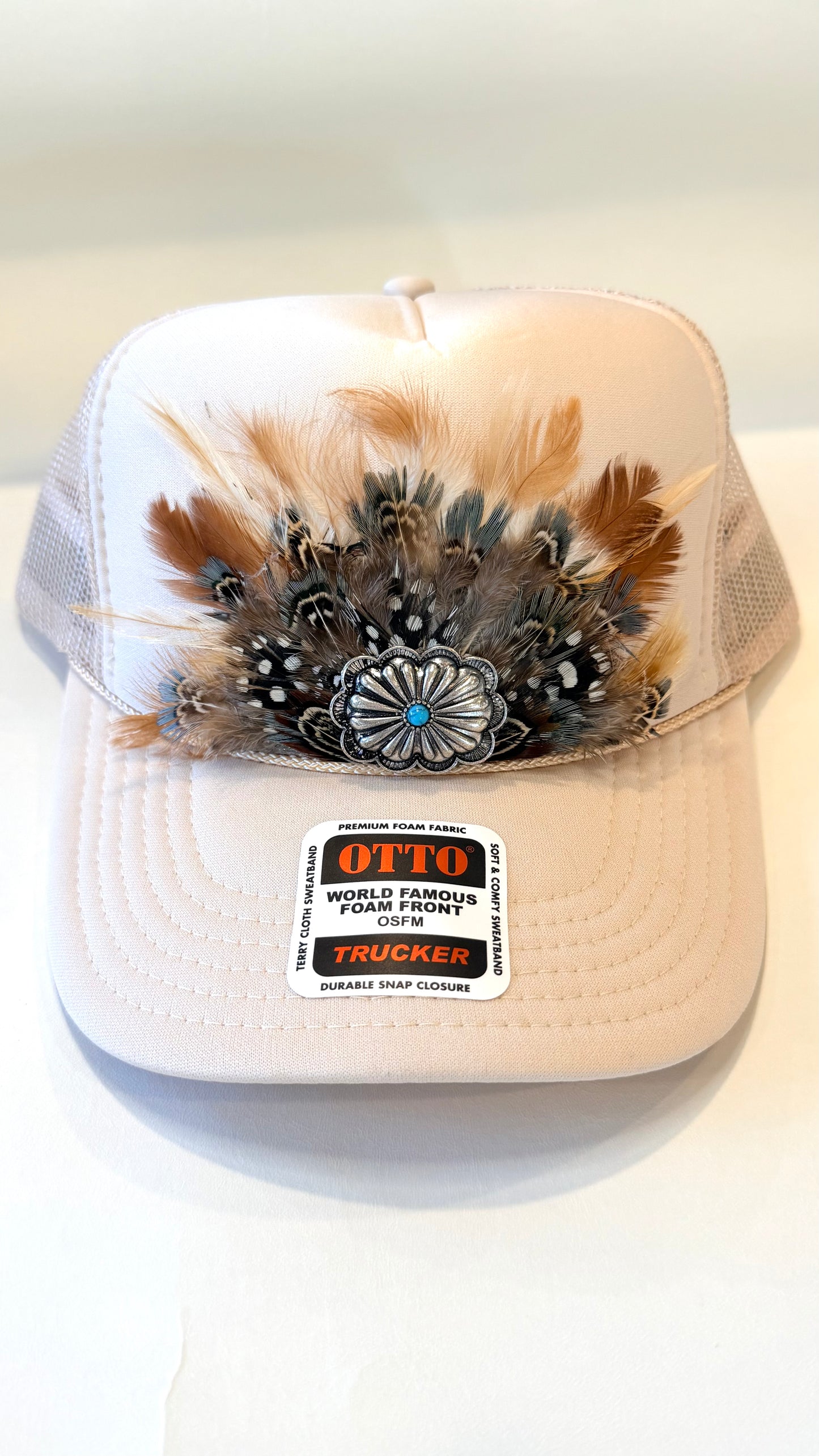 Prairie Feather Concho Hat