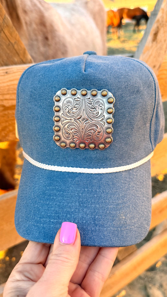Dusty Denim Concho