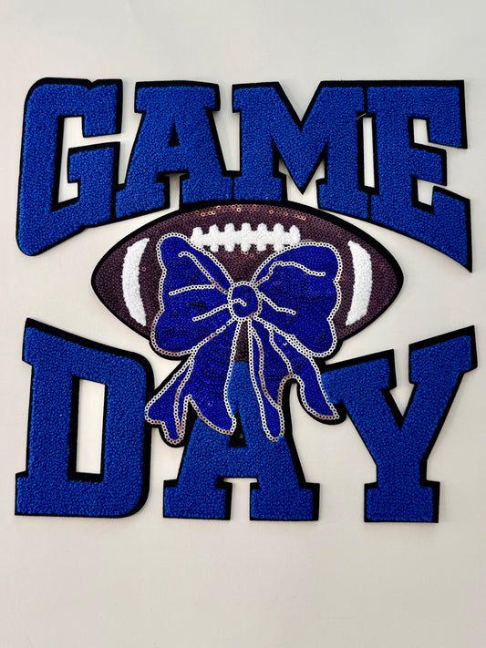 CHENILLE PATCH GAME DAY (Large)