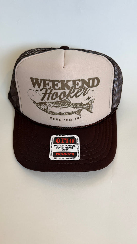 Weekend Hooker Trucker hat