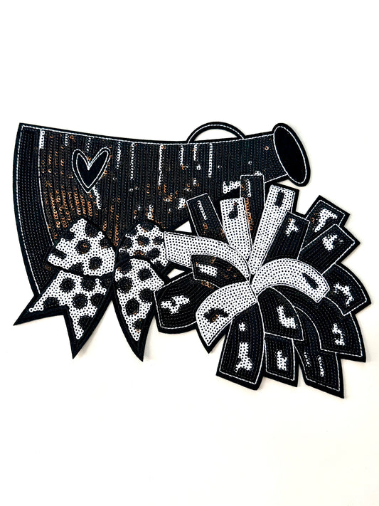 Cheer Spirit Sequin Shirt Patch