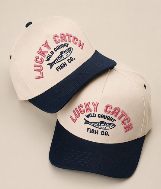 Lucky Catch Embroidered Hat