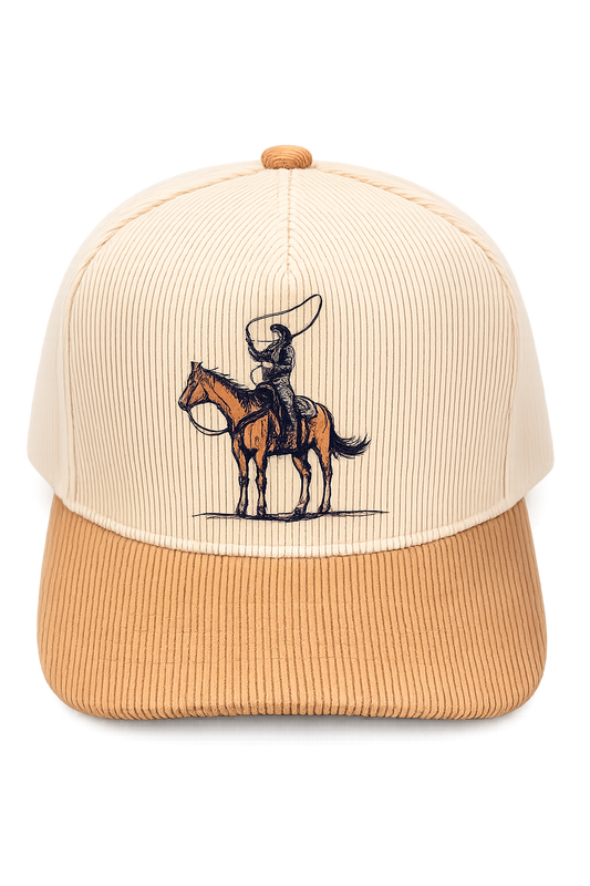 Cowgirl Roper corduroy Trucker Hat