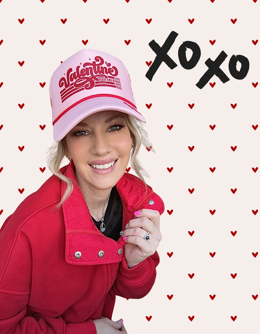 Vintage Valentine Trucker Hat