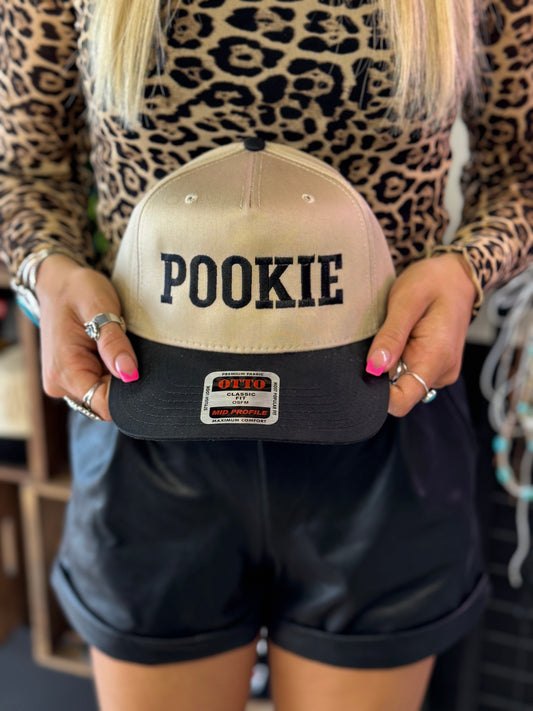 Embroidered Pookie trucker hat