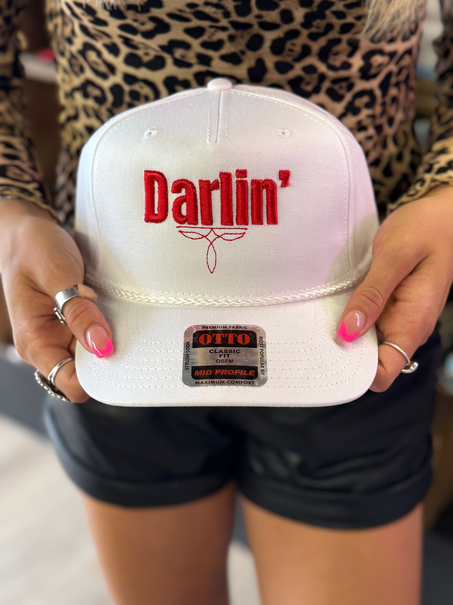 DARLIN' embroidered OTTO trucker hat